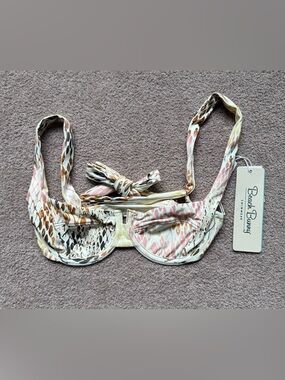 BEACH BUNNY - Karter Bralette - SNAKE SKIN